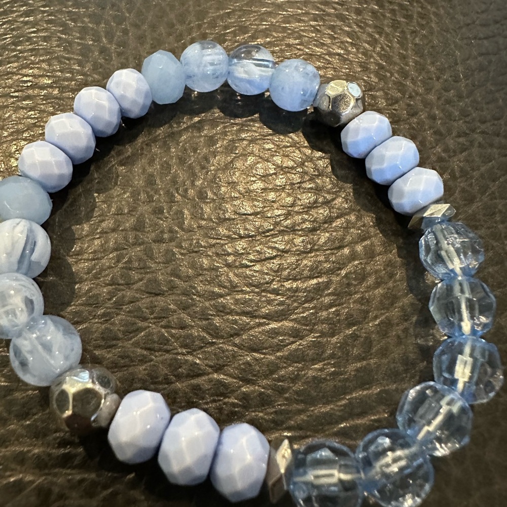 2 set of Elegant Blue beaded Bracelets - Picture 6 of 8